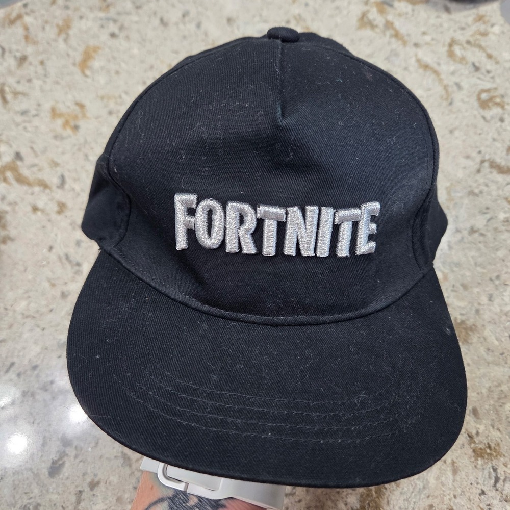 Fortnite Black‎ Snapback Hat One Size Gaming Baseball Cap